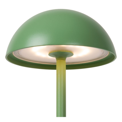 JOY - Zewnętrzna lampa stołowa ładowana przez USB - Ø 11,5 cm - LED Dim. - 1x1,5W 3000K - IP54 - Green 15500/02/33 Lucide